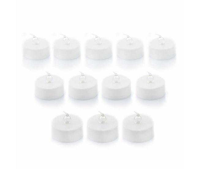 Conforama Set de Velas de Té LED Romandle InnovaGoods 12 Unidades