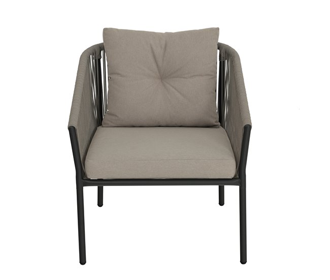 Conforama Set Jardin Con Sofá 2 Plazas 2 Sillones Y Mesa De Centro MIKA