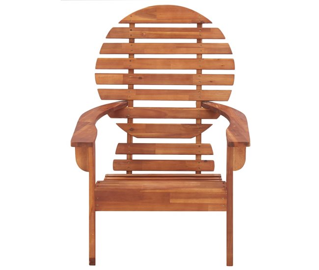 Conforama Silla Adirondack de madera maciza de acacia