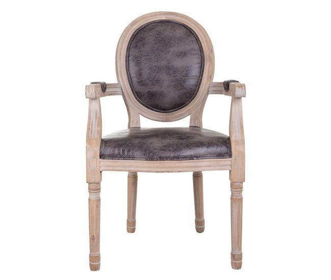 Conforama Silla Alexandra House Living Gris 46 x 96 x 55 cm