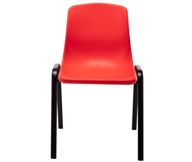 Conforama Silla Apilable Nowra Plástico Rojo 52X47X76 Cm