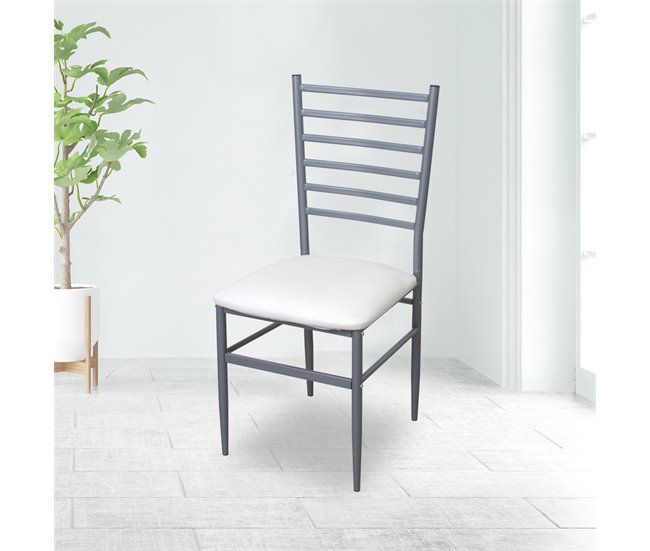 Conforama Silla De Cocina ALKOR ICE II Fija Color Blanco