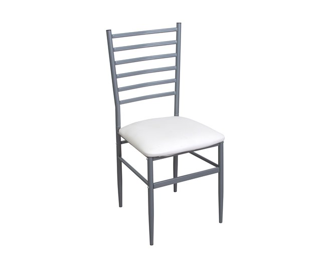 Conforama Silla De Cocina ALKOR ICE II Fija Color Blanco