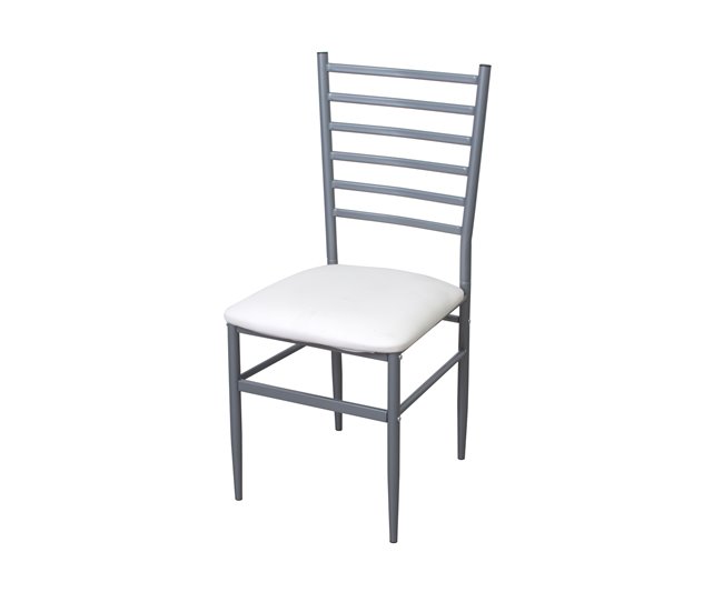 Conforama Silla De Cocina ALKOR ICE II Fija Color Blanco