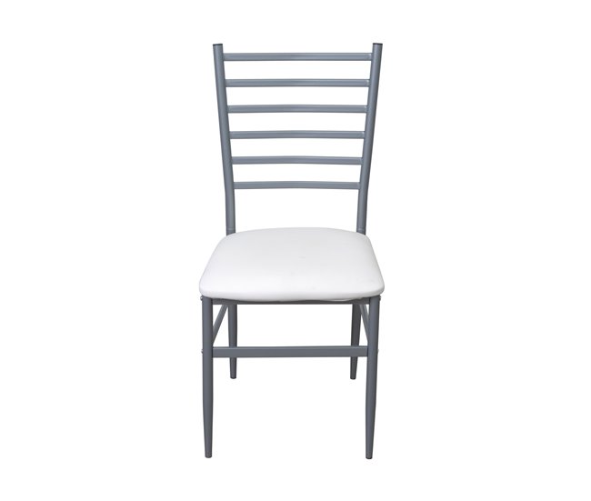 Conforama Silla de cocina ALKOR ICE II fija color blanco