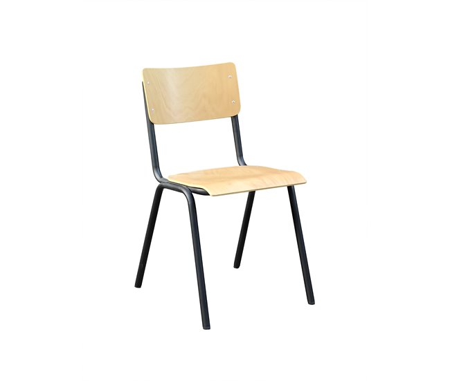 Conforama Silla De Cocina TANIA Fija Madera Madera Natural