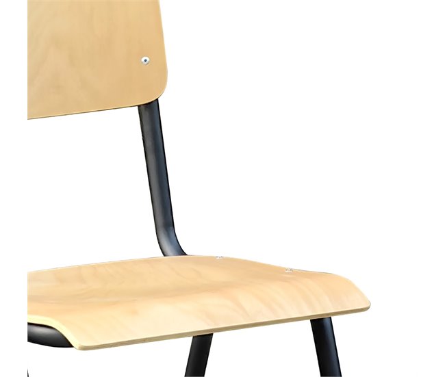 Conforama Silla De Cocina TANIA Fija Madera Madera Natural