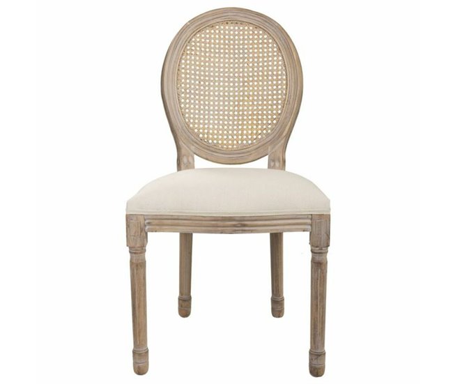 Conforama Silla De Comedor Alexandra House Living Beige 46 X 96 X 48 Cm