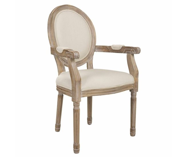 Conforama Silla de Comedor Alexandra House Living Beige 46 x 96 x 55 cm