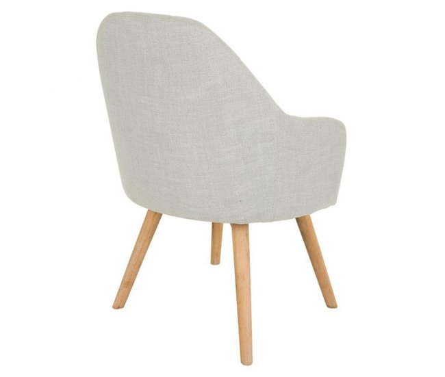 Conforama Silla De Comedor Alexandra House Living Gris 100 % Poliéster 45 X 90 X 55 Cm