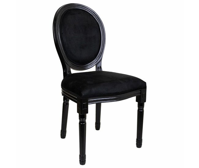 Conforama Silla de Comedor Alexandra House Living Negro 46 x 96 x 48 cm