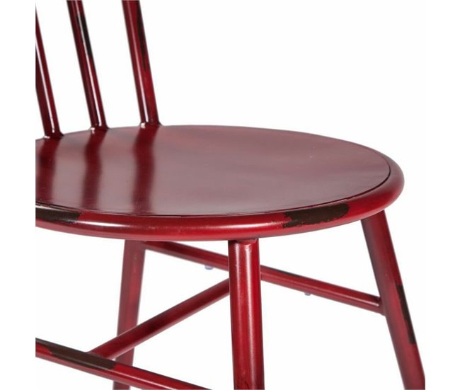 Conforama Silla De Comedor Alexandra House Living Vintage Rojo 52 X 86 X 42 Cm