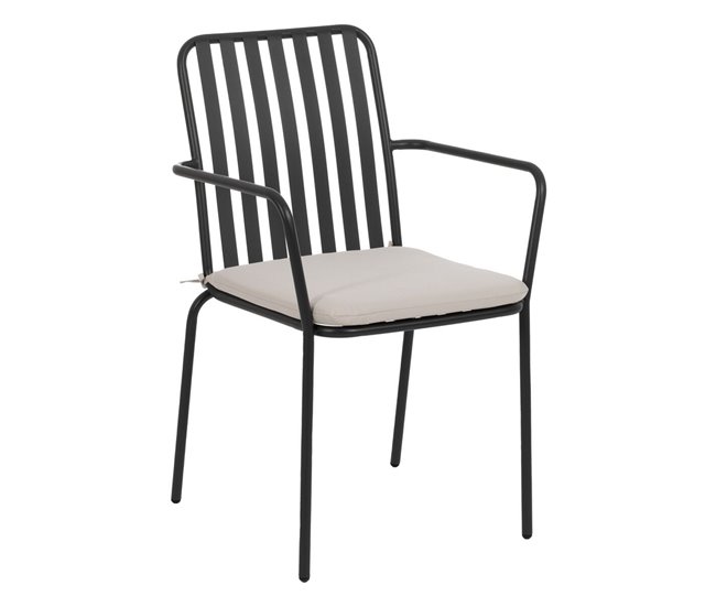 Conforama Silla de Comedor Antracita 52 x 57 x 87 cm