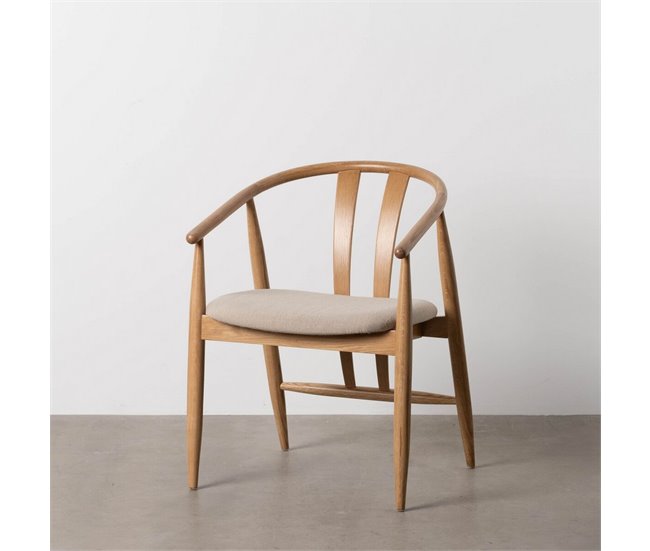 Conforama Silla De Comedor Beige Natural 56 5 X 57 X 76 5 Cm