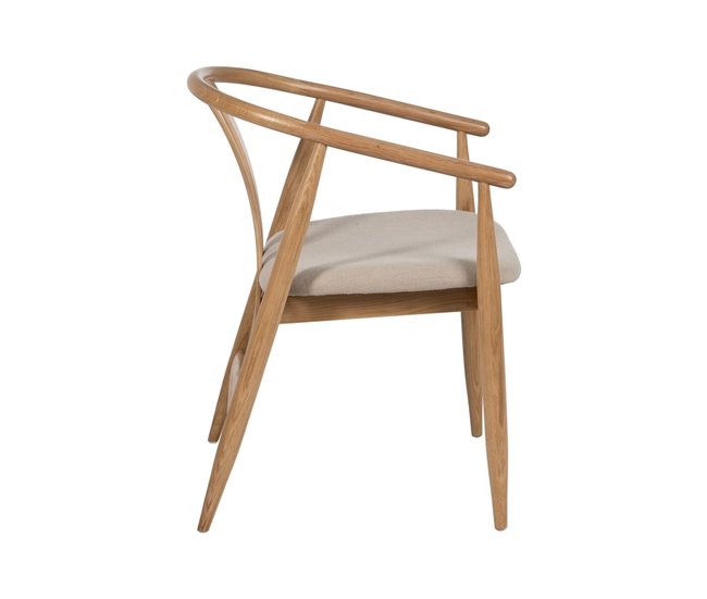 Conforama Silla De Comedor Beige Natural 56 5 X 57 X 76 5 Cm