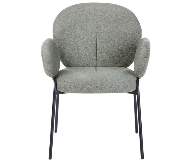 Conforama Silla De Comedor Conjunto De 2 Verde Oscuro ELY