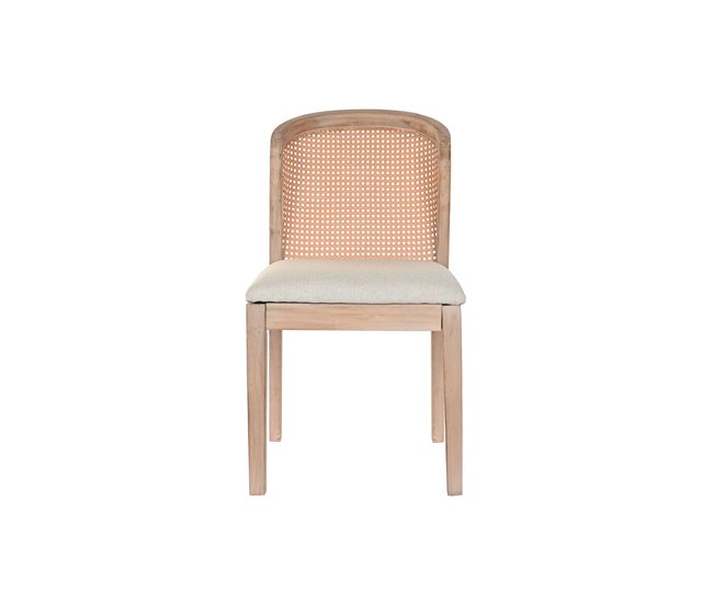 Conforama Silla De Comedor DKD Home Decor 46 X 61 X 86 Cm 46 X 55 X 83 Cm Beige