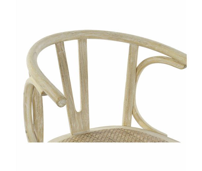Conforama Silla De Comedor DKD Home Decor Blanco 56 X 50 X 76 Cm