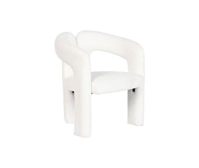 Conforama Silla de Comedor Home ESPRIT Blanco 67 x 67 x 77 cm