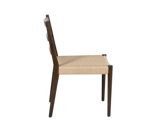 Conforama Silla De Comedor Marrón Beige 44 X 50 X 80 Cm