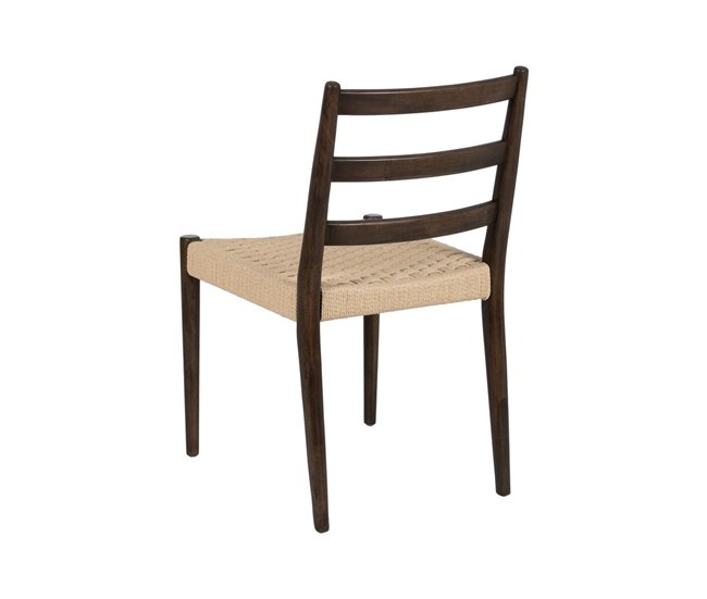 Conforama Silla De Comedor Marrón Beige 44 X 50 X 80 Cm