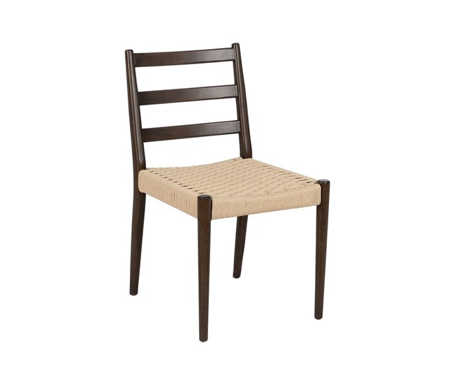 Conforama Silla de Comedor Marrón Beige 44 x 50 x 80 cm