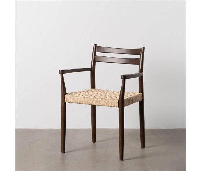 Conforama Silla De Comedor Marrón Beige 58 X 49 X 78 5 Cm