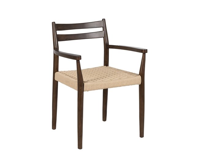 Conforama Silla de Comedor Marrón Beige 58 x 49 x 78 5 cm