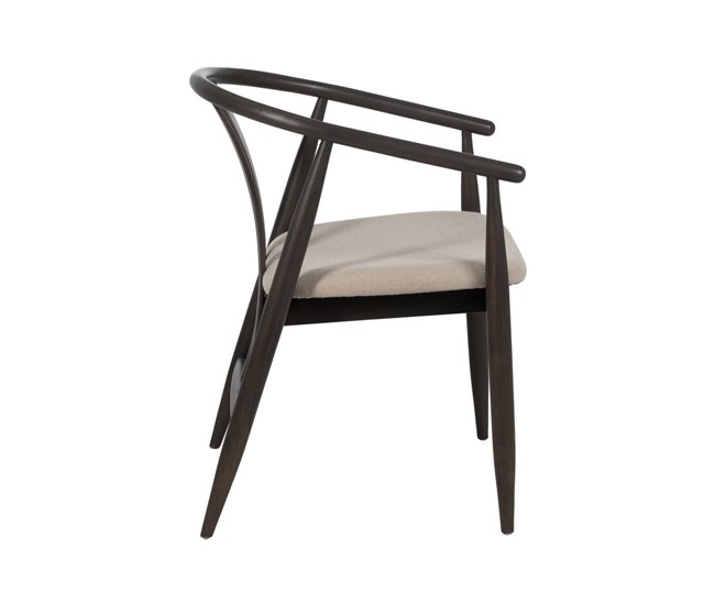 Conforama Silla De Comedor Negro Beige 56 5 X 57 X 76 Cm