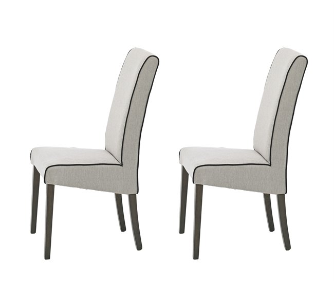 Conforama Silla De Comedor VERONA Pack 2 Unidades Color Beige