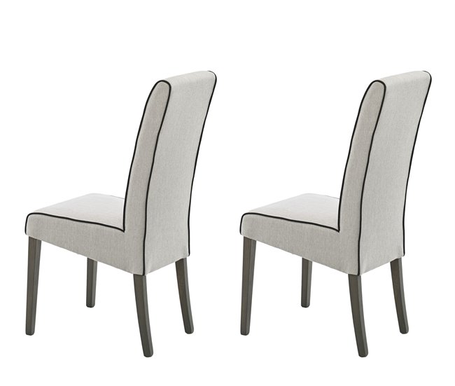 Conforama Silla De Comedor VERONA Pack 2 Unidades Color Beige