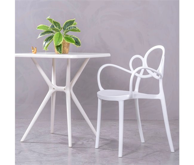 Conforama Silla De Diseño Con Brazos Apta Para Exterior - Dream