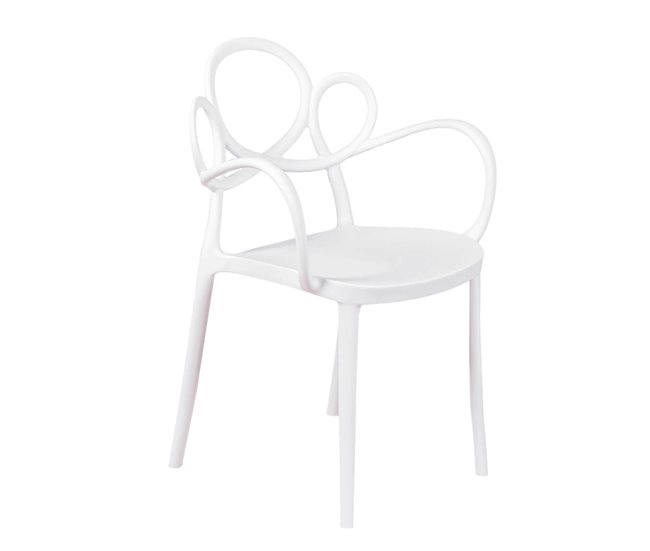 Conforama Silla de diseño con brazos apta para exterior - Dream