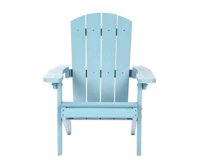 Conforama Silla De Jardín Infantil Azul Claro ADIRONDACK