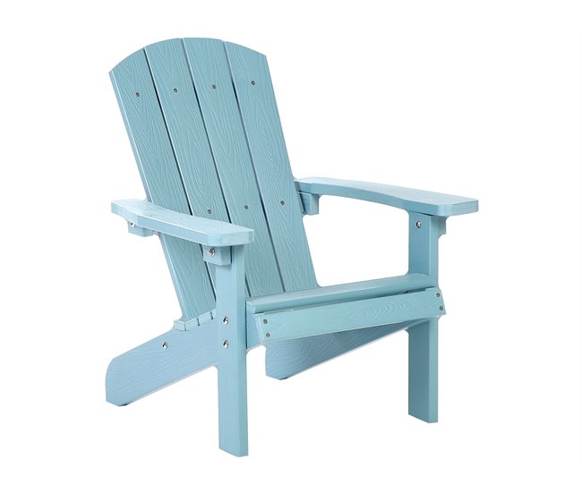 Conforama Silla de jardín infantil azul claro ADIRONDACK