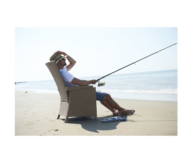 Conforama Silla De Jardin Reclinable Vermont Capuchino 238449