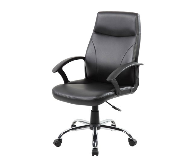 Conforama Silla De Oficina Dgliozz Silla Ejecutiva Con Reposabrazos Silla De Oficina Ergonómica Negro 60x59h100/110 Cm