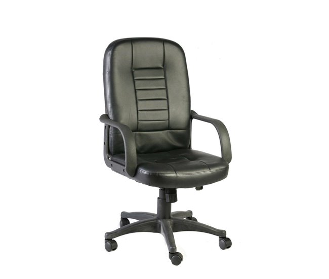 Conforama Silla De Oficina Dmelar Silla Ejecutiva Con Reposabrazos Silla De Oficina Ergonómica Negro 56x59h104/114 Cm