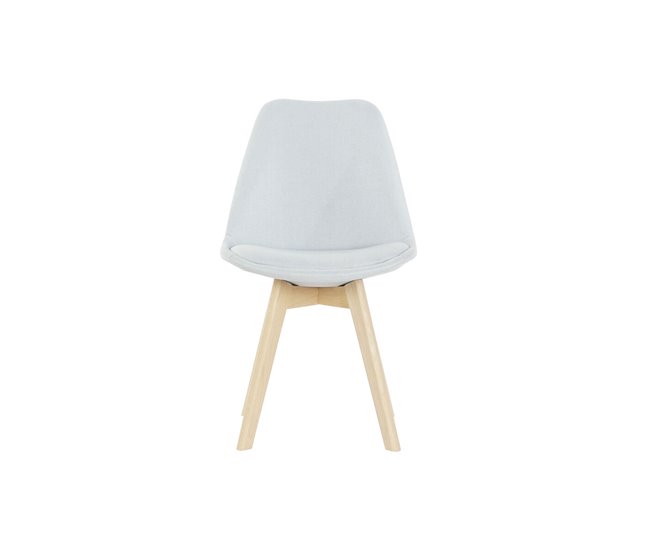 Conforama Silla DKD Home Decor 48 X 56 X 83 Cm Espuma Beige Azul Haya