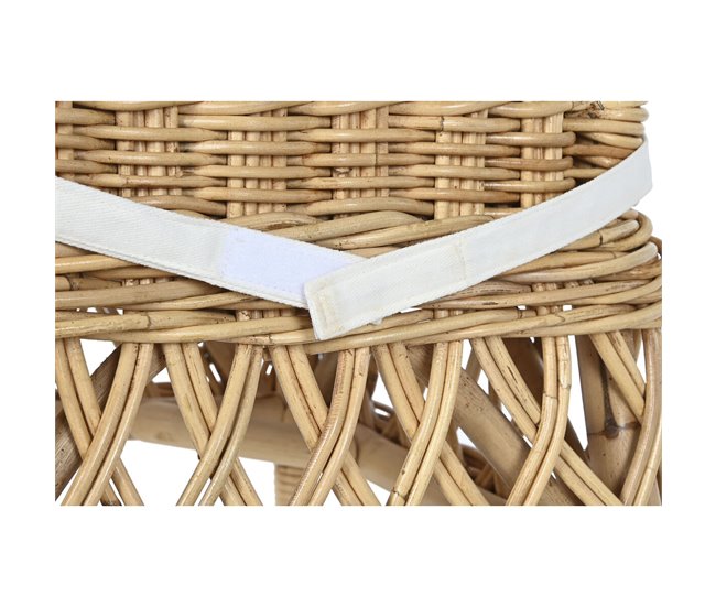 Conforama Silla DKD Home Decor Blanco Natural 45 X 55 X 85 Cm 45 X 55 X 90 Cm 47 X 58 X 90 Cm