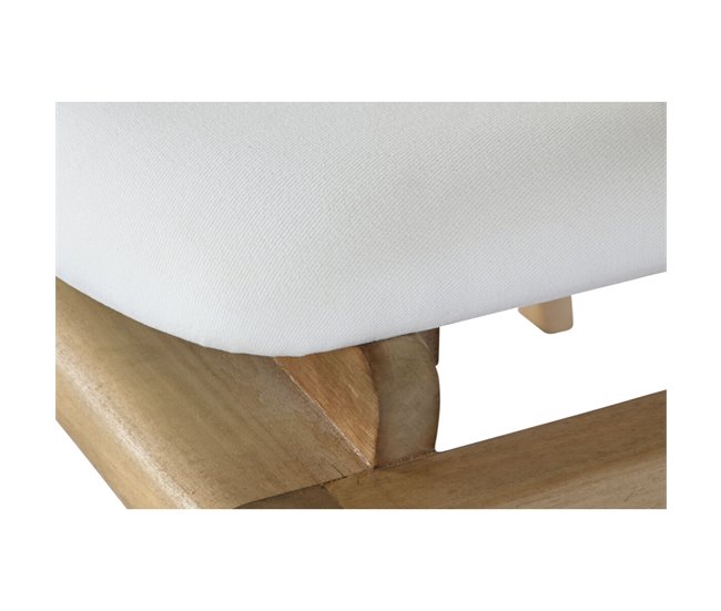 Conforama Silla DKD Home Decor Blanco Natural 57 X 68 X 79 Cm 57 X 65 X 79 Cm
