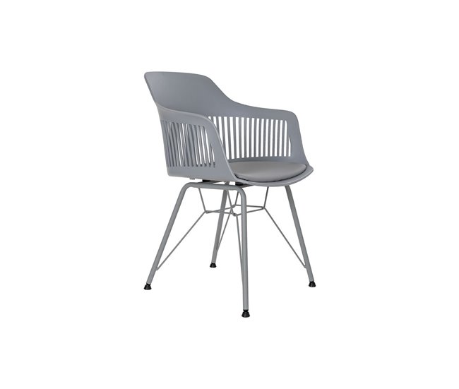 Conforama Silla DKD Home Decor Gris claro 56 x 53 x 81 cm
