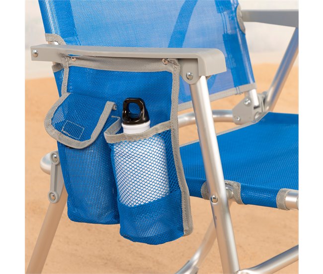 Conforama Silla Playa Plegable Fija Azul Aktive Beach