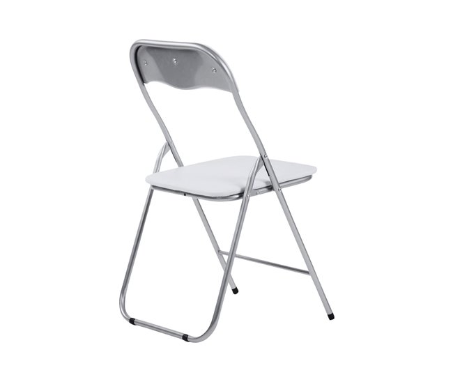 Conforama Silla Plegable Acolchada Eleonor Blanca 44x46x79cm 7house