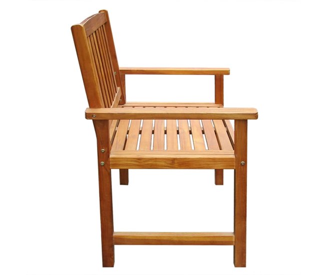 Conforama Sillas De Jardin 2 Unidades Madera Maciza Acacia Marrón