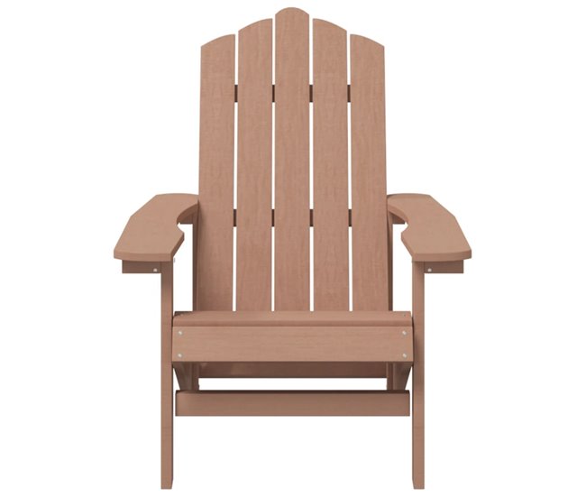 Conforama Sillas De Jardin Adirondack Con Mesa HDPE Marrón