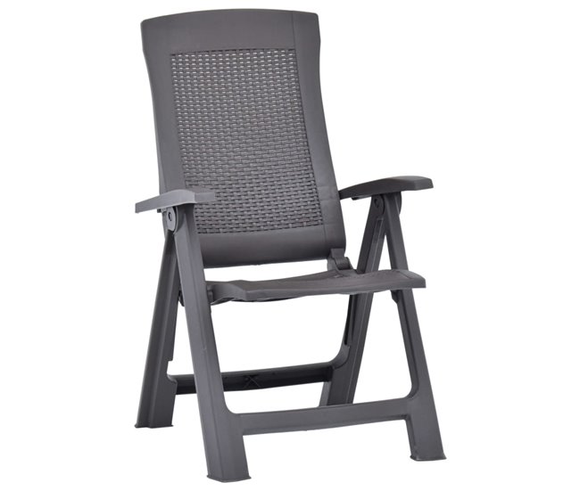 Conforama Sillas De Jardin Reclinables 2 Unidades Plástico Color Moca