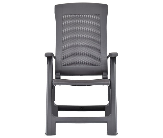 Conforama Sillas De Jardin Reclinables 2 Unidades Plástico Color Moca