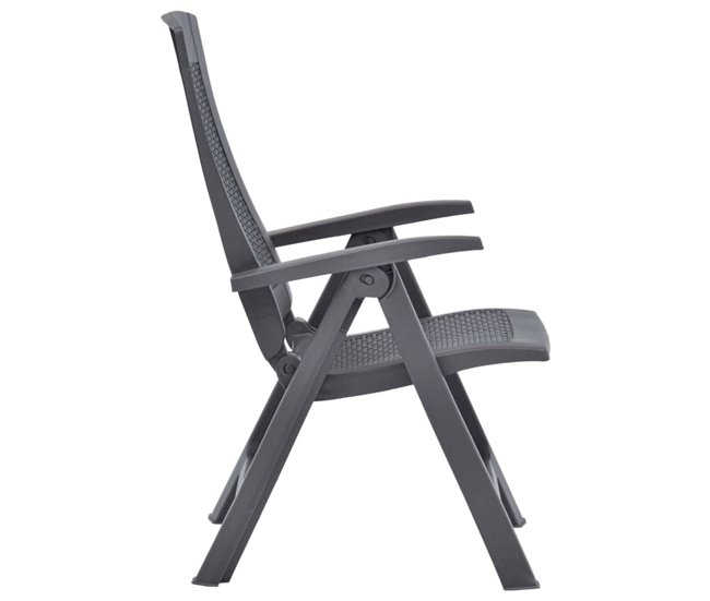 Conforama Sillas De Jardin Reclinables 2 Unidades Plástico Color Moca
