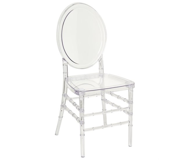 Conforama Sillón Para Eventos Conjunto De 2 Transparente MONTROSE